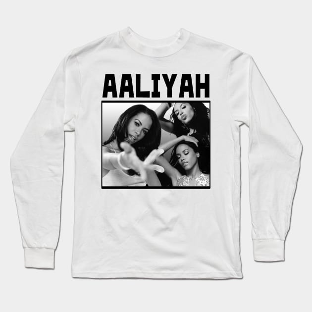 AALIYAH Long Sleeve T-Shirt by Pemandangan Kenangan 2000